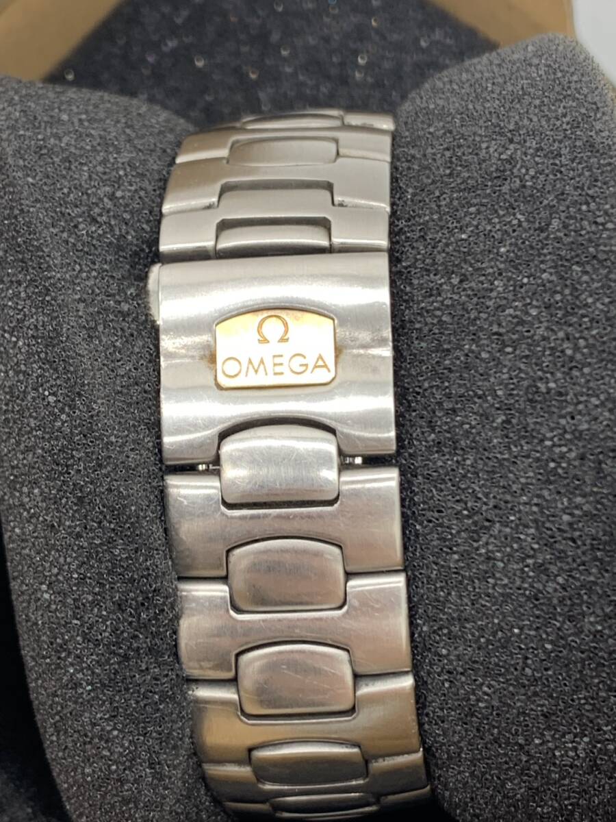 オメガ OMEGA シーマスター ポラリス アナデジ K18ゴールド×ステンレス クォーツ メンズ腕時計