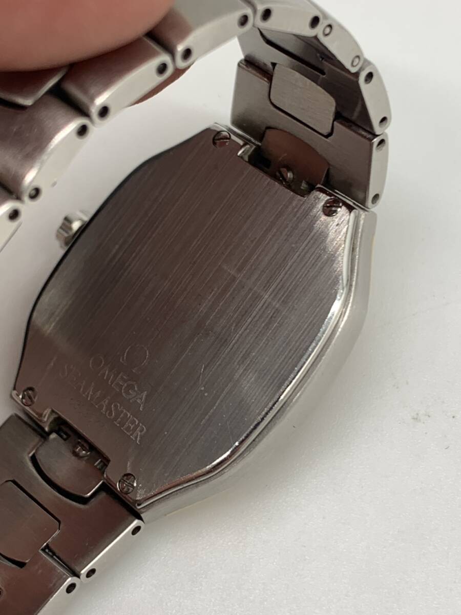 オメガ OMEGA シーマスター ポラリス アナデジ K18ゴールド×ステンレス クォーツ メンズ腕時計