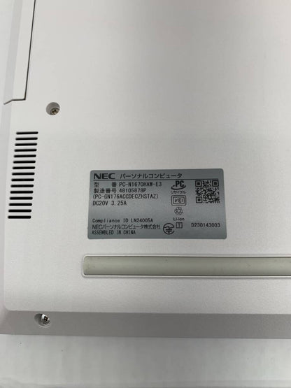 NEC LAVIE N1670/HAL PC-N1670HAL ノートパソコン